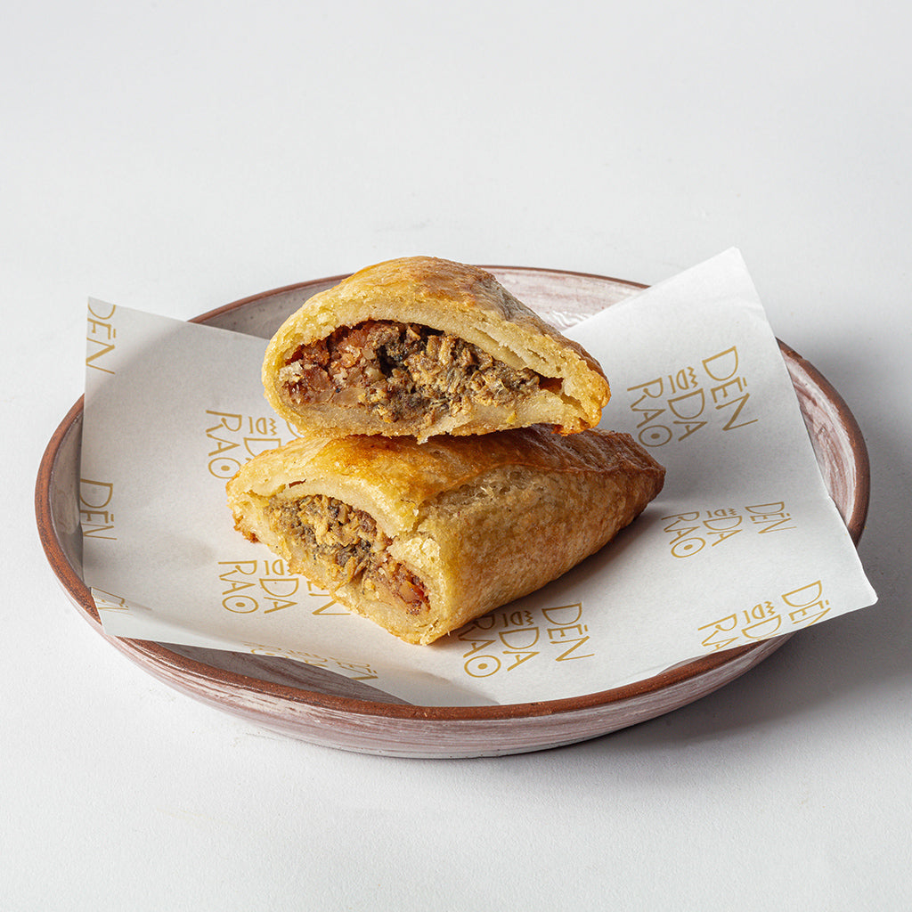 Date-Sweetened Chicken Pastilla Hand Pies